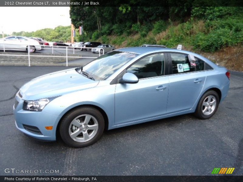 Ice Blue Metallic / Jet Black 2012 Chevrolet Cruze LT