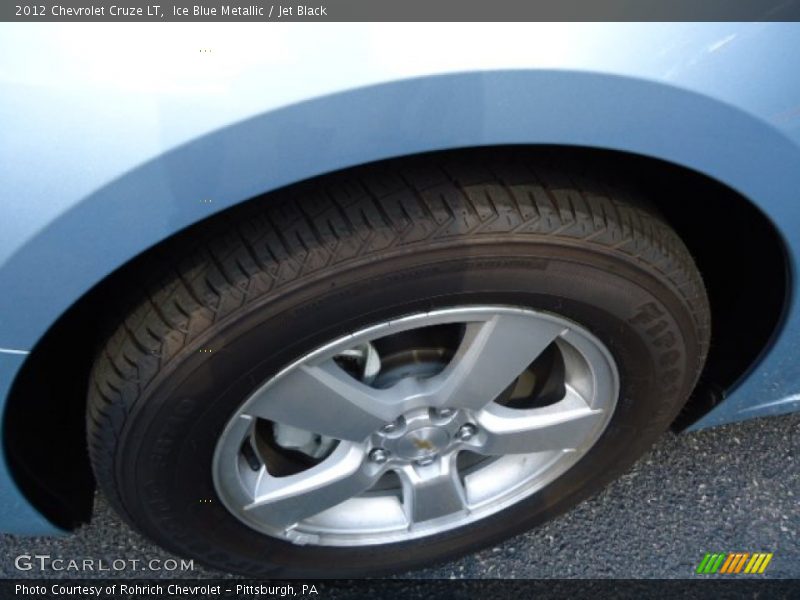 Ice Blue Metallic / Jet Black 2012 Chevrolet Cruze LT