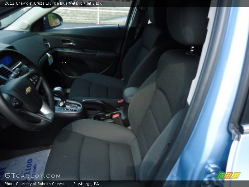 Ice Blue Metallic / Jet Black 2012 Chevrolet Cruze LT