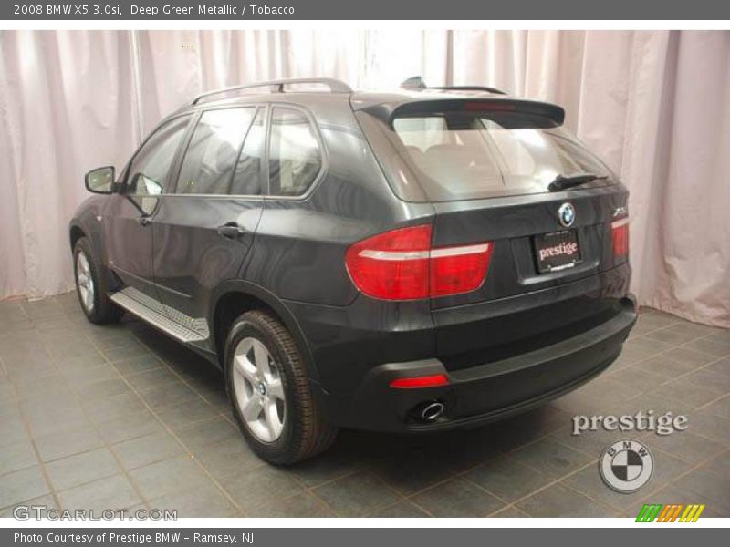 Deep Green Metallic / Tobacco 2008 BMW X5 3.0si