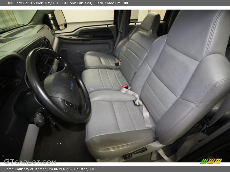 Black / Medium Flint 2006 Ford F250 Super Duty XLT FX4 Crew Cab 4x4
