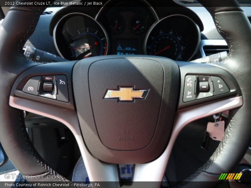 Ice Blue Metallic / Jet Black 2012 Chevrolet Cruze LT