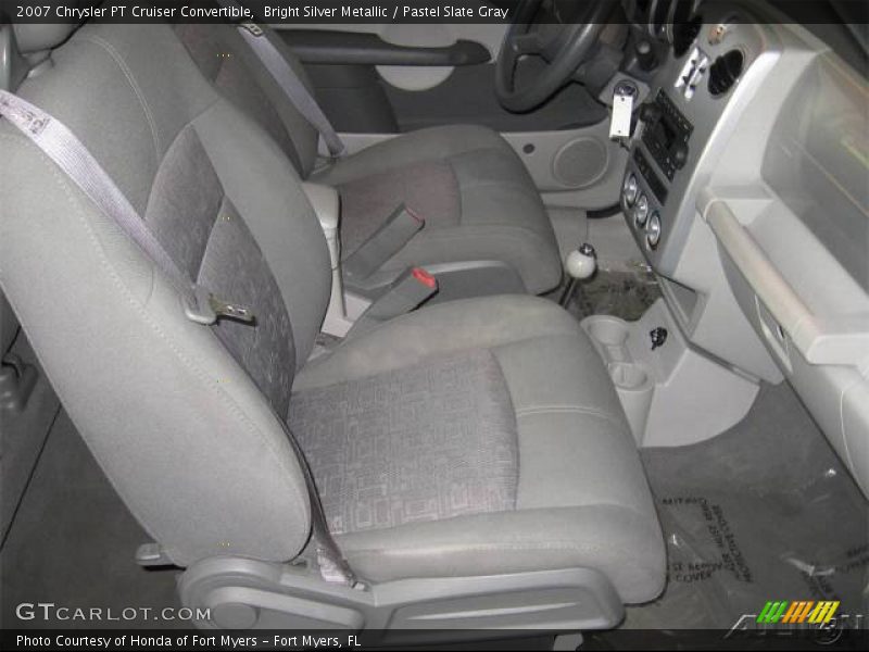 Bright Silver Metallic / Pastel Slate Gray 2007 Chrysler PT Cruiser Convertible