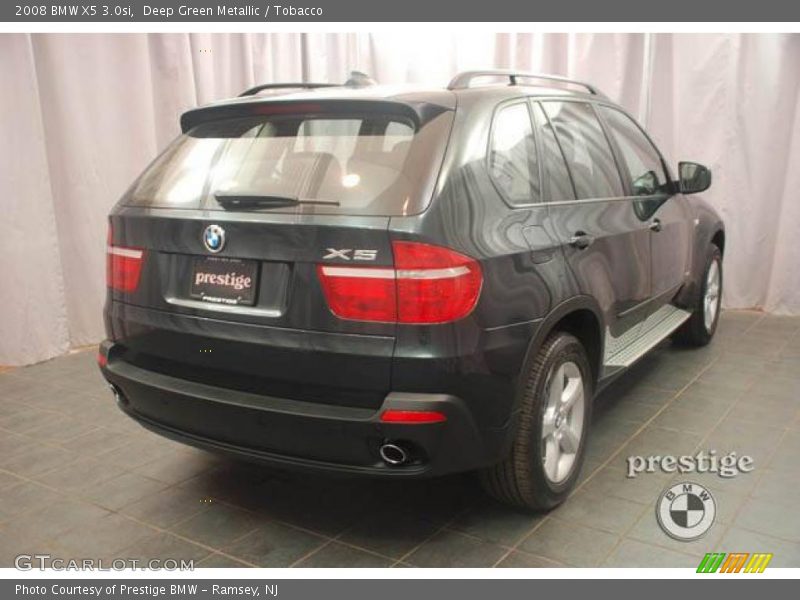 Deep Green Metallic / Tobacco 2008 BMW X5 3.0si
