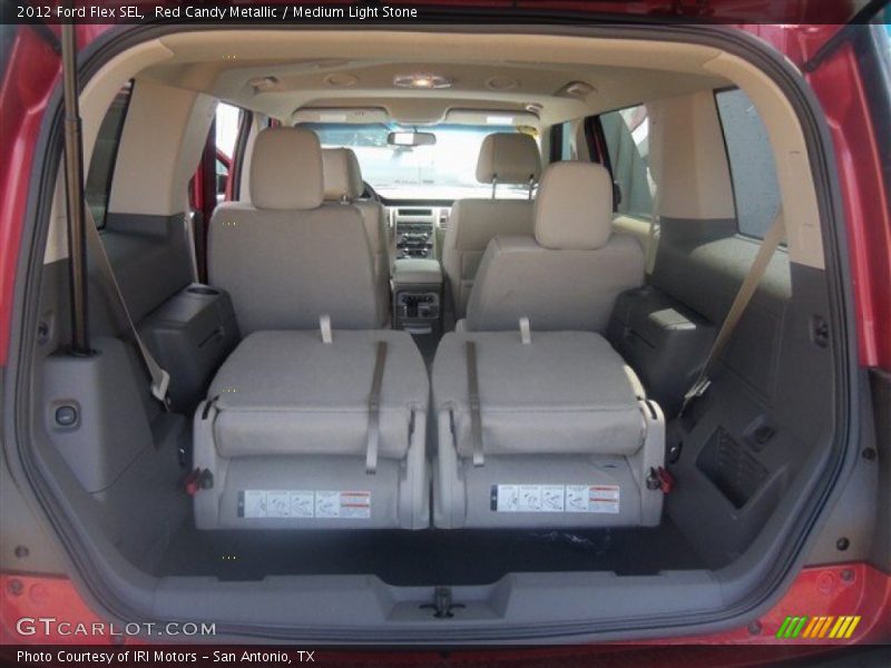 Red Candy Metallic / Medium Light Stone 2012 Ford Flex SEL