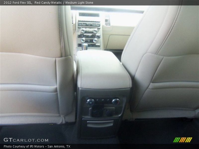 Red Candy Metallic / Medium Light Stone 2012 Ford Flex SEL