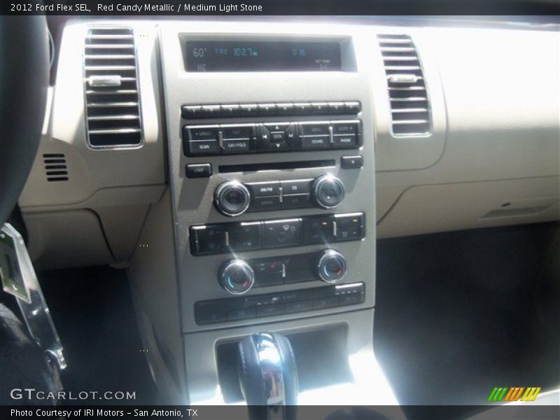 Red Candy Metallic / Medium Light Stone 2012 Ford Flex SEL