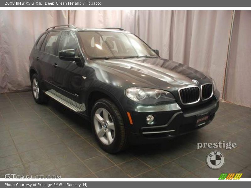Deep Green Metallic / Tobacco 2008 BMW X5 3.0si