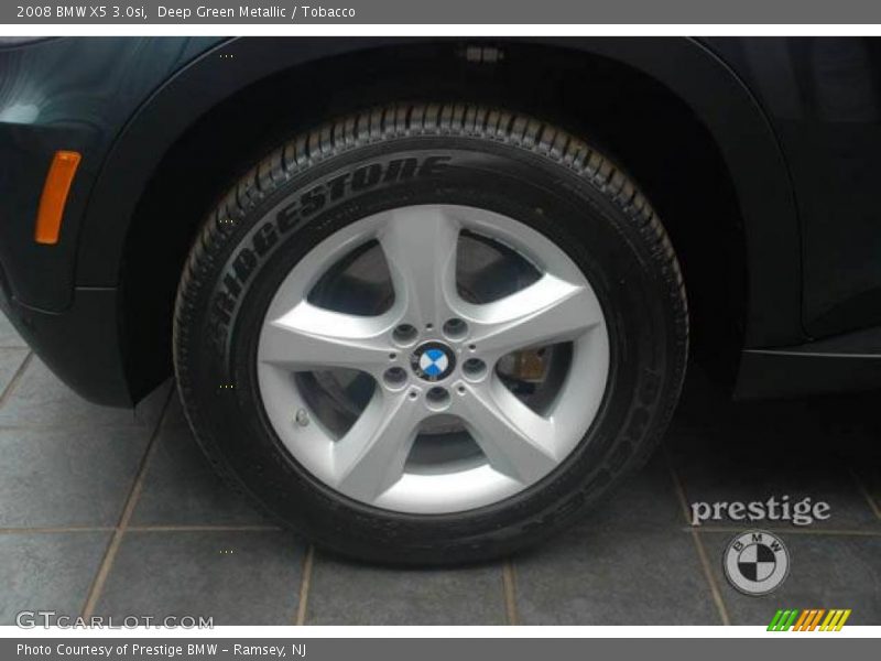 Deep Green Metallic / Tobacco 2008 BMW X5 3.0si