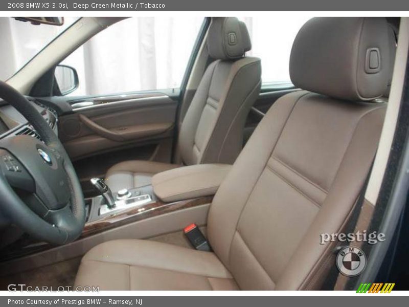 Deep Green Metallic / Tobacco 2008 BMW X5 3.0si