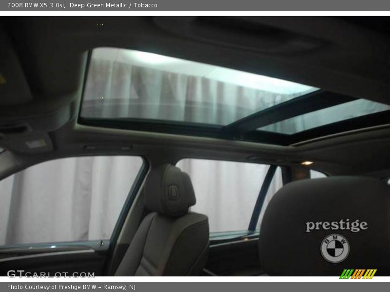 Deep Green Metallic / Tobacco 2008 BMW X5 3.0si
