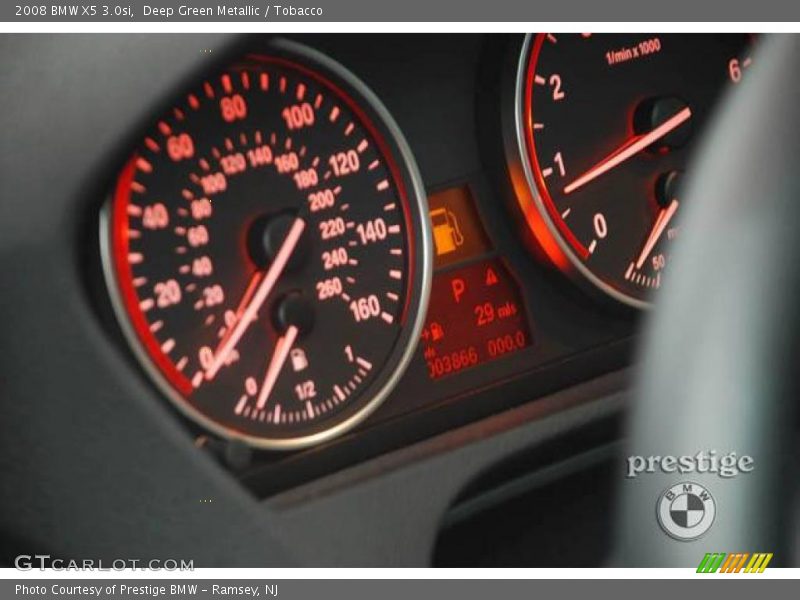 Deep Green Metallic / Tobacco 2008 BMW X5 3.0si