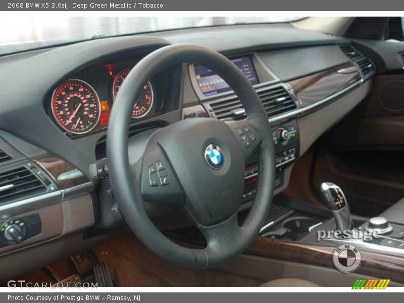 Deep Green Metallic / Tobacco 2008 BMW X5 3.0si