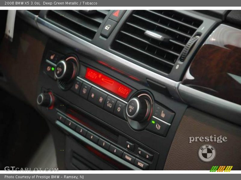 Deep Green Metallic / Tobacco 2008 BMW X5 3.0si