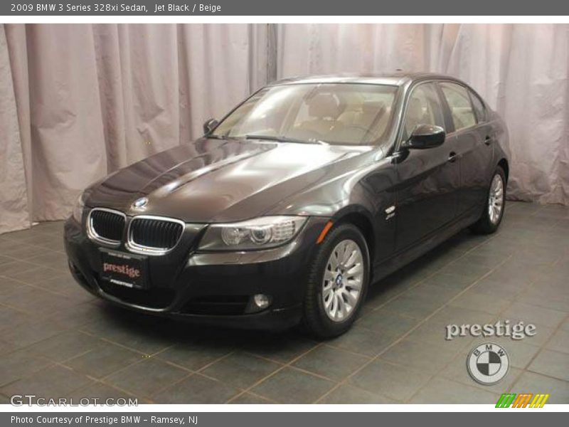 Jet Black / Beige 2009 BMW 3 Series 328xi Sedan