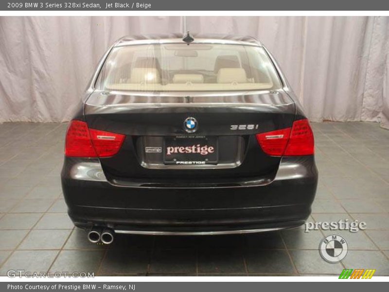 Jet Black / Beige 2009 BMW 3 Series 328xi Sedan