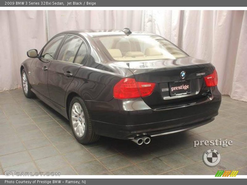 Jet Black / Beige 2009 BMW 3 Series 328xi Sedan
