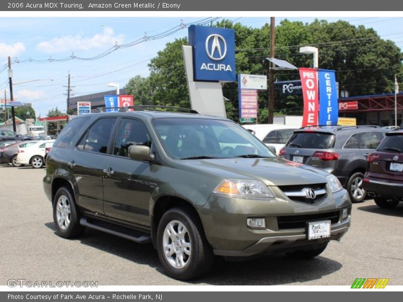 Amazon Green Metallic / Ebony 2006 Acura MDX Touring