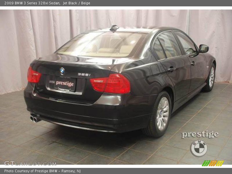 Jet Black / Beige 2009 BMW 3 Series 328xi Sedan