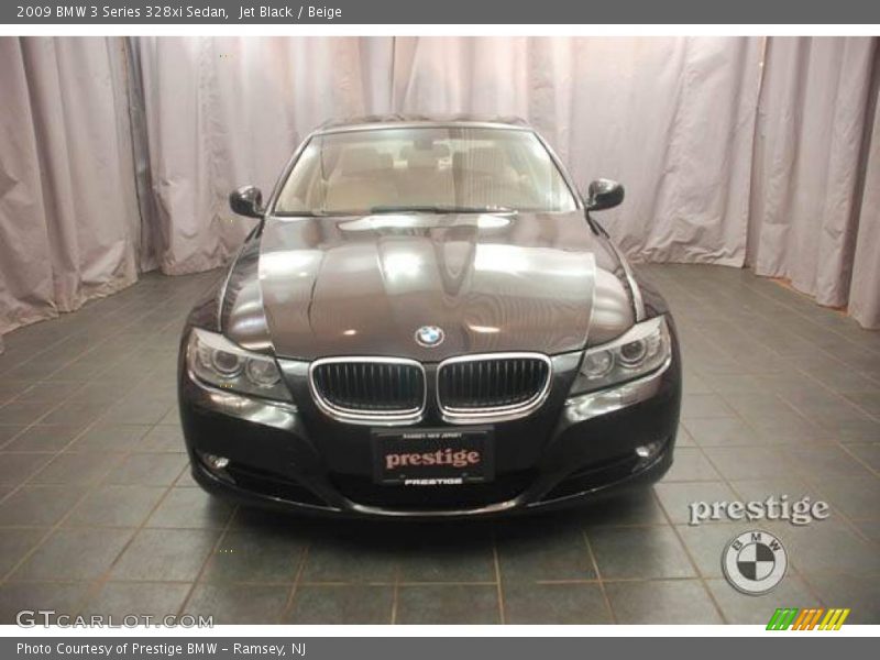 Jet Black / Beige 2009 BMW 3 Series 328xi Sedan