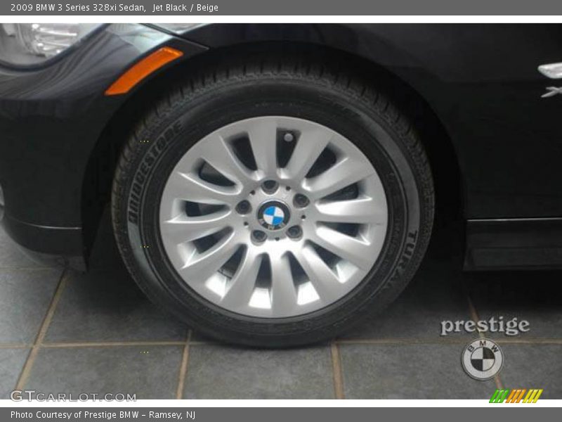 Jet Black / Beige 2009 BMW 3 Series 328xi Sedan