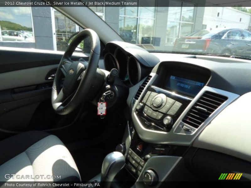 Silver Ice Metallic / Jet Black/Medium Titanium 2012 Chevrolet Cruze LS