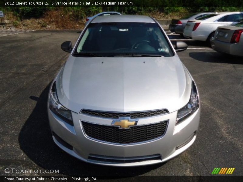 Silver Ice Metallic / Jet Black/Medium Titanium 2012 Chevrolet Cruze LS
