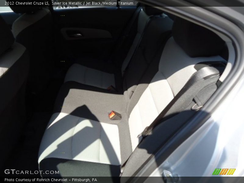 Silver Ice Metallic / Jet Black/Medium Titanium 2012 Chevrolet Cruze LS