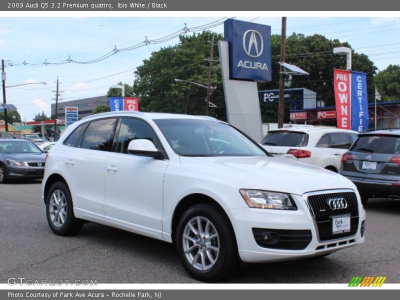 Ibis White / Black 2009 Audi Q5 3.2 Premium quattro