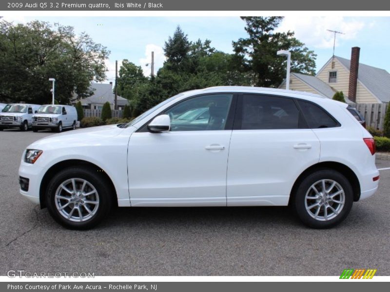 Ibis White / Black 2009 Audi Q5 3.2 Premium quattro