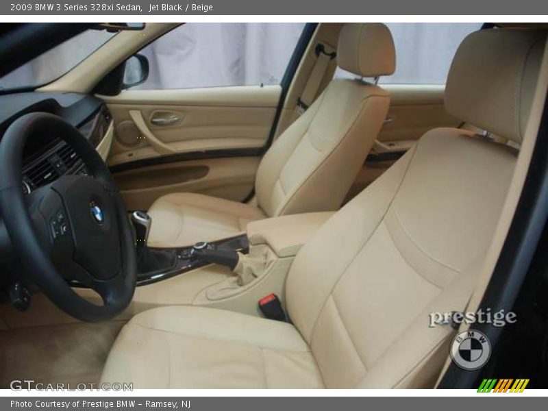 Jet Black / Beige 2009 BMW 3 Series 328xi Sedan