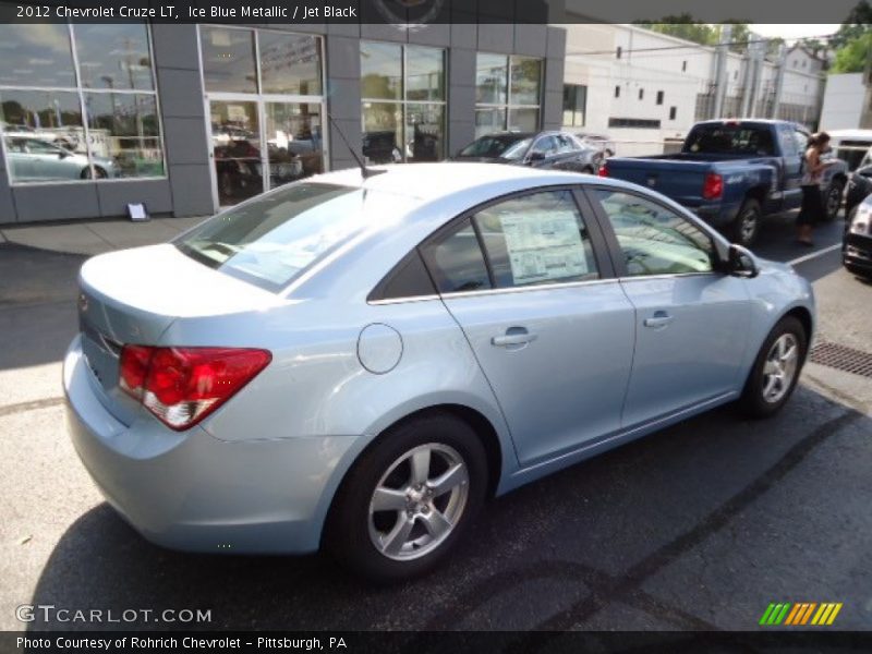 Ice Blue Metallic / Jet Black 2012 Chevrolet Cruze LT