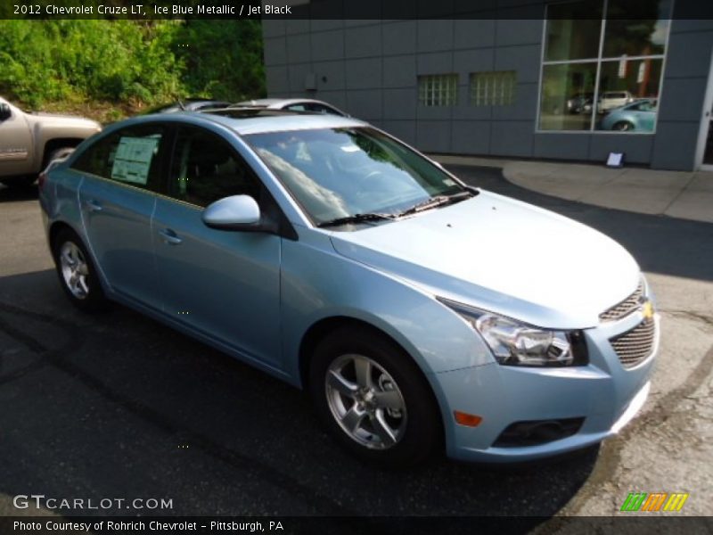 Ice Blue Metallic / Jet Black 2012 Chevrolet Cruze LT