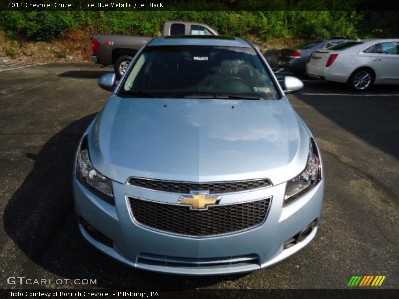 Ice Blue Metallic / Jet Black 2012 Chevrolet Cruze LT