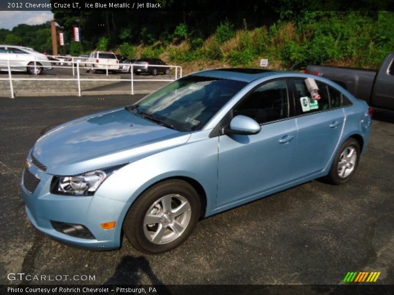 Ice Blue Metallic / Jet Black 2012 Chevrolet Cruze LT