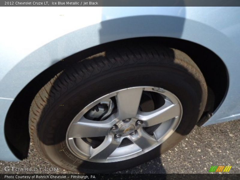 Ice Blue Metallic / Jet Black 2012 Chevrolet Cruze LT