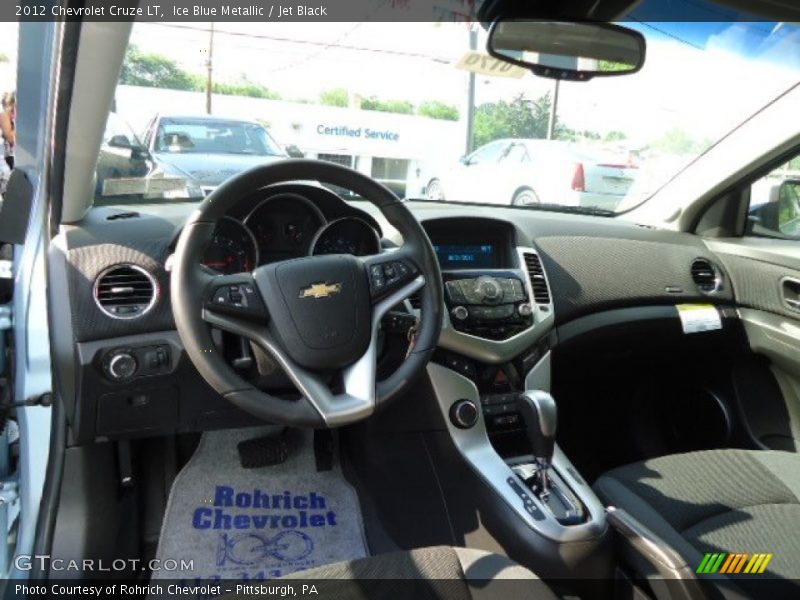 Ice Blue Metallic / Jet Black 2012 Chevrolet Cruze LT
