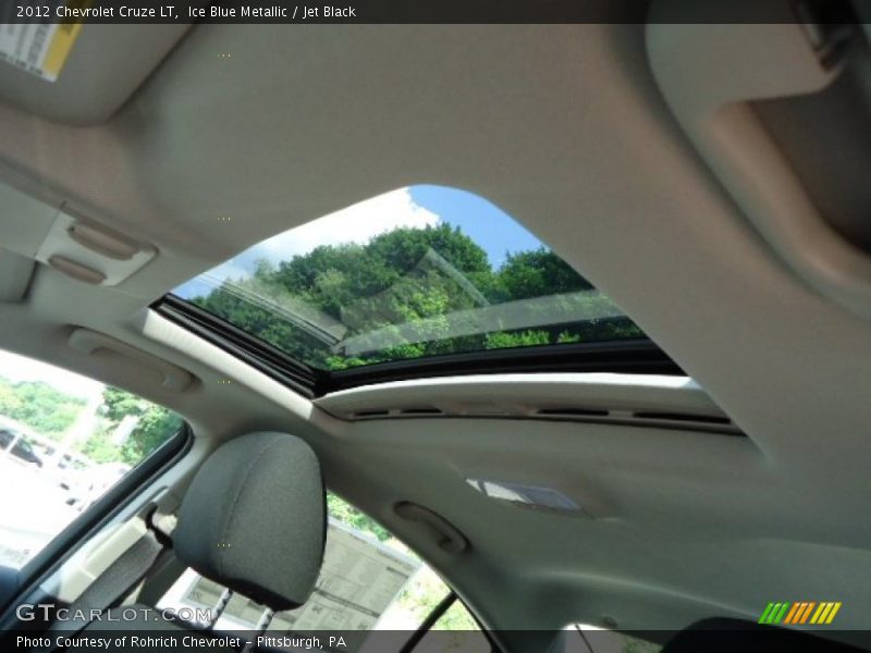 Ice Blue Metallic / Jet Black 2012 Chevrolet Cruze LT