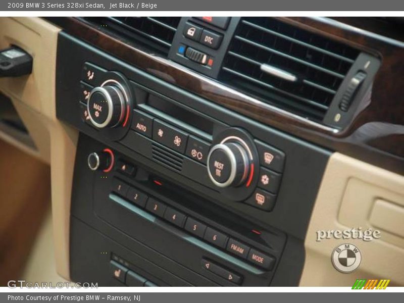Jet Black / Beige 2009 BMW 3 Series 328xi Sedan