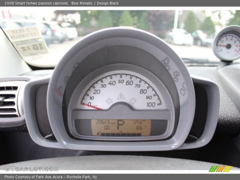 Blue Metallic / Design Black 2008 Smart fortwo passion cabriolet