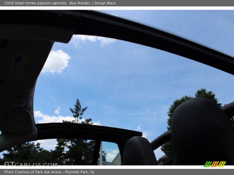 Blue Metallic / Design Black 2008 Smart fortwo passion cabriolet