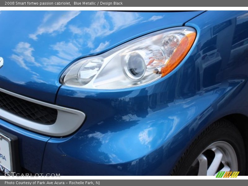 Blue Metallic / Design Black 2008 Smart fortwo passion cabriolet