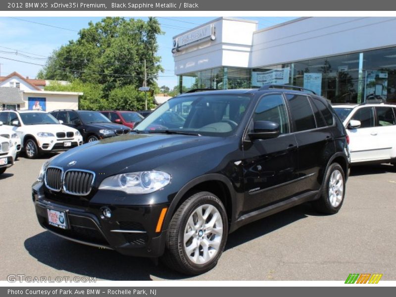 Black Sapphire Metallic / Black 2012 BMW X5 xDrive35i Premium