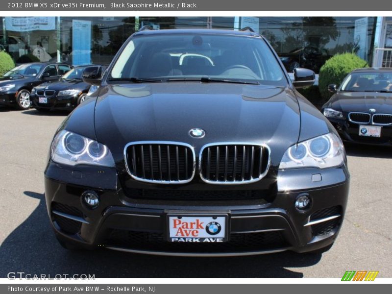 Black Sapphire Metallic / Black 2012 BMW X5 xDrive35i Premium