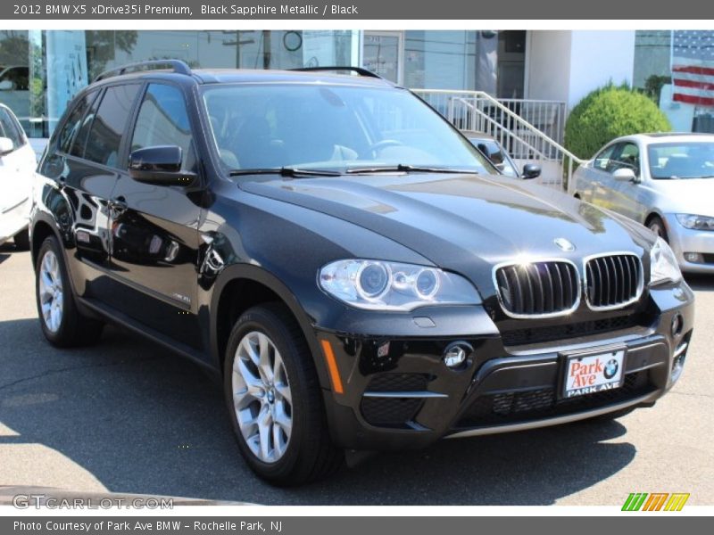 Black Sapphire Metallic / Black 2012 BMW X5 xDrive35i Premium