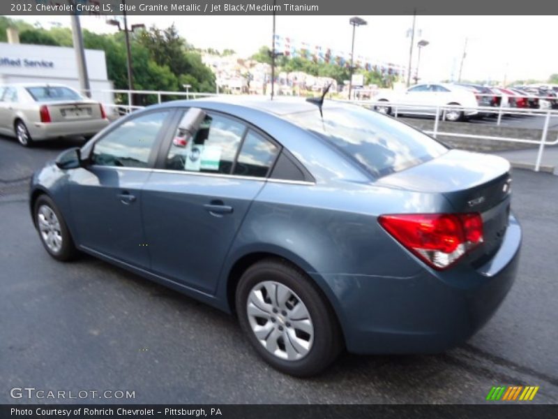 Blue Granite Metallic / Jet Black/Medium Titanium 2012 Chevrolet Cruze LS