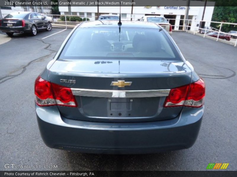 Blue Granite Metallic / Jet Black/Medium Titanium 2012 Chevrolet Cruze LS
