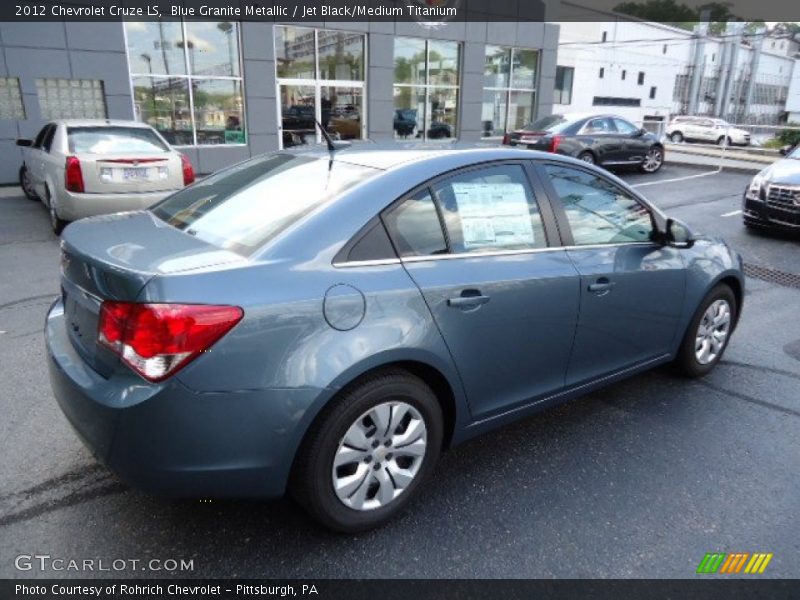 Blue Granite Metallic / Jet Black/Medium Titanium 2012 Chevrolet Cruze LS