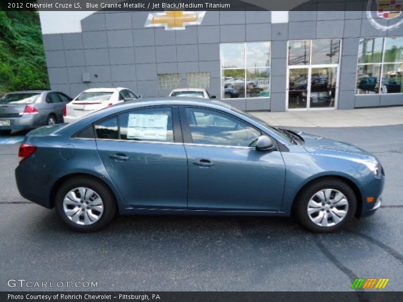 Blue Granite Metallic / Jet Black/Medium Titanium 2012 Chevrolet Cruze LS