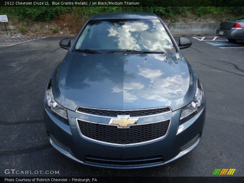 Blue Granite Metallic / Jet Black/Medium Titanium 2012 Chevrolet Cruze LS
